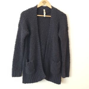 Aeropostale LLD Blue Open Long Comfy Cardigan